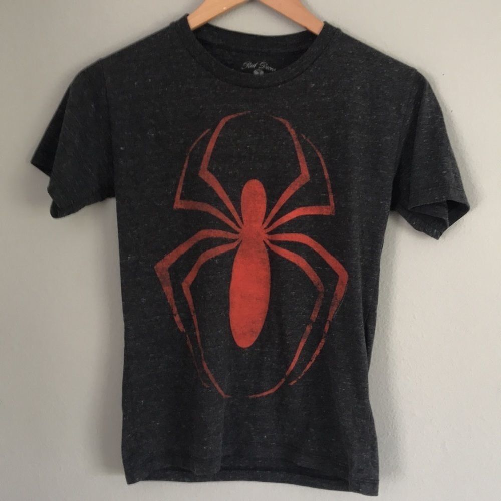 Marvel Spider-Man Red Decco Logo Tee